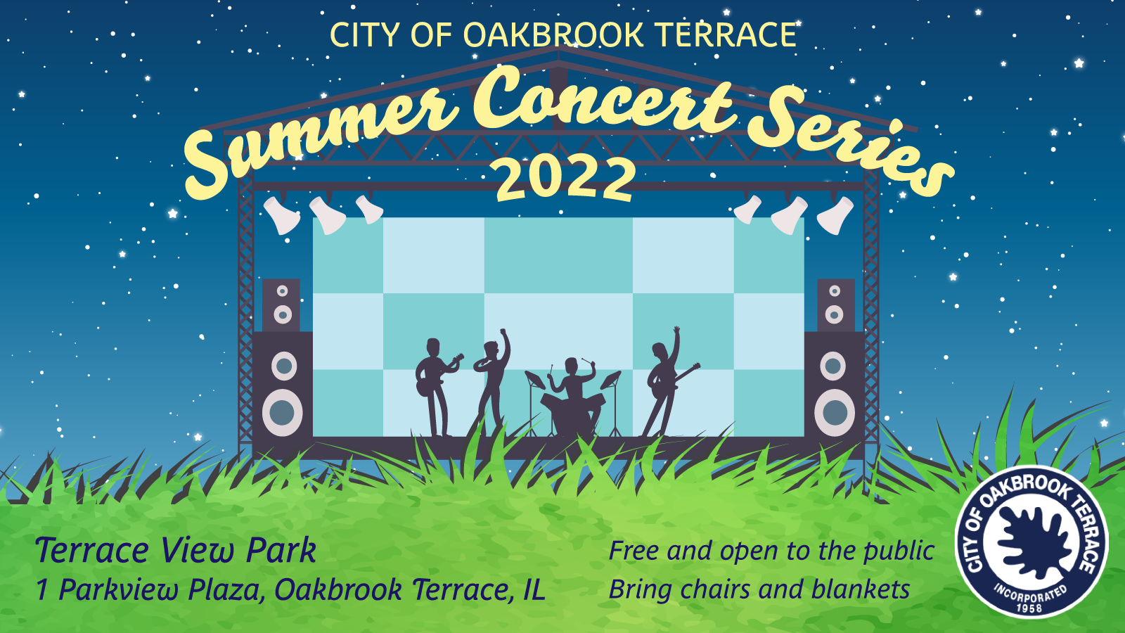 Summer Concert Series 2022 Oakbrook Terrace, IL